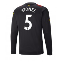Fotbalové Dres Manchester City John Stones #5 Venkovní 2022-23 Dlouhý Rukáv
